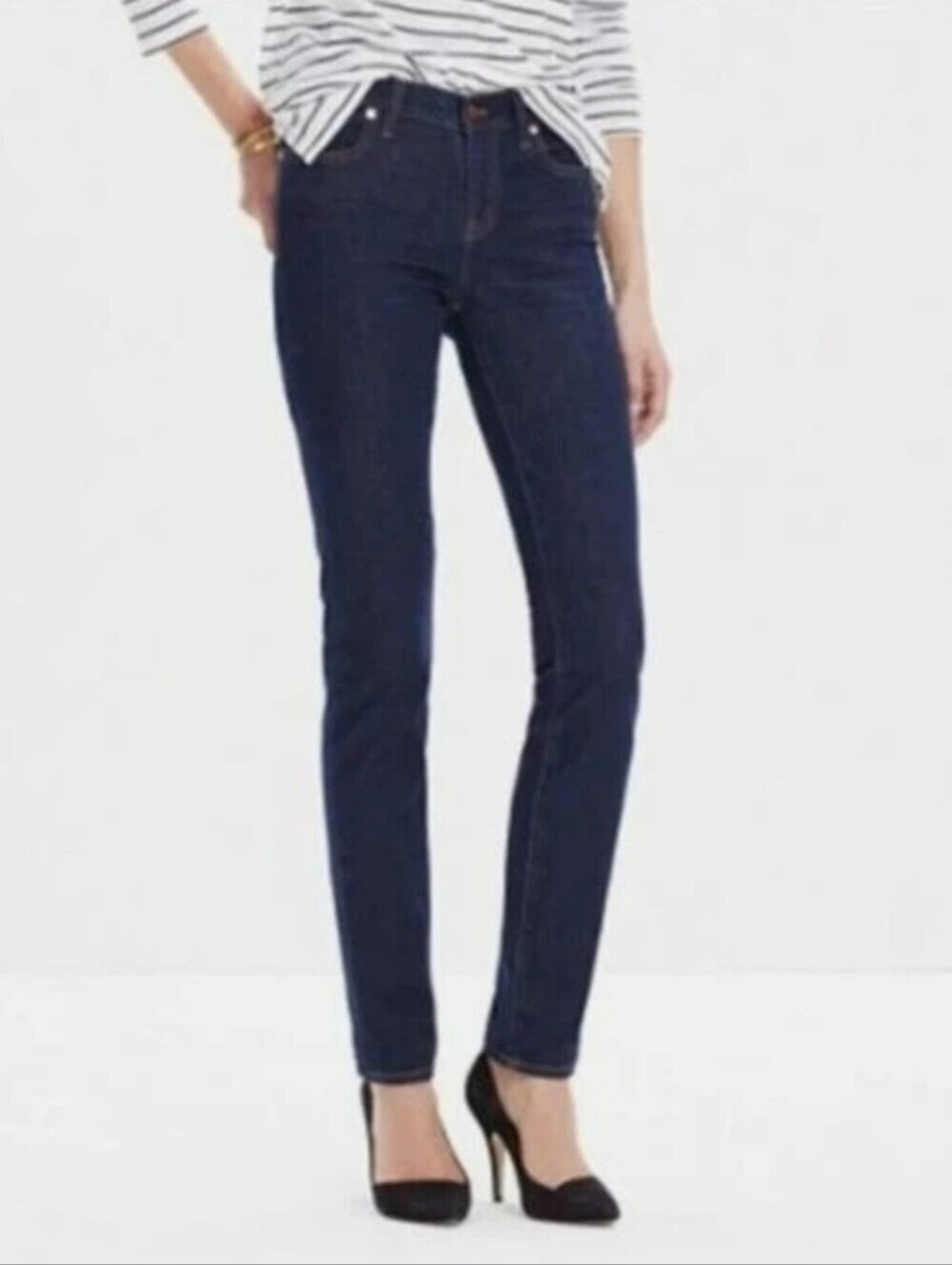 Madewell Alley Straight Dark Wash Women's Jeans
